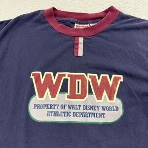 Walt Disney World T Shirt Men's XL Blue Graphic Print Casual